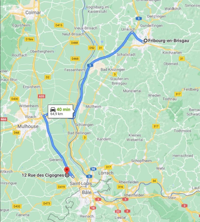 Apartmán Aux Cigognes De Blotzheim Exteriér fotografie