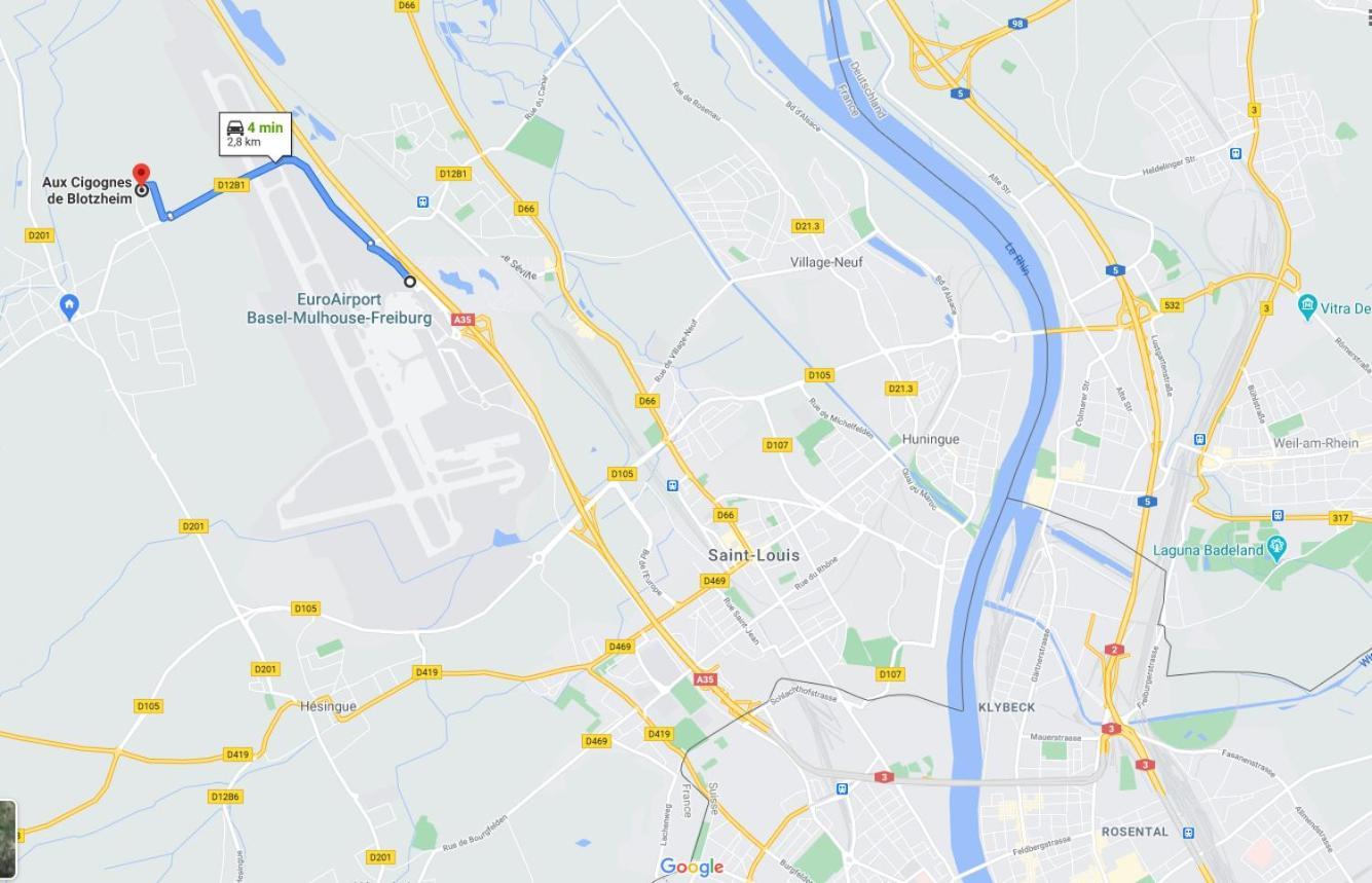 Apartmán Aux Cigognes De Blotzheim Exteriér fotografie