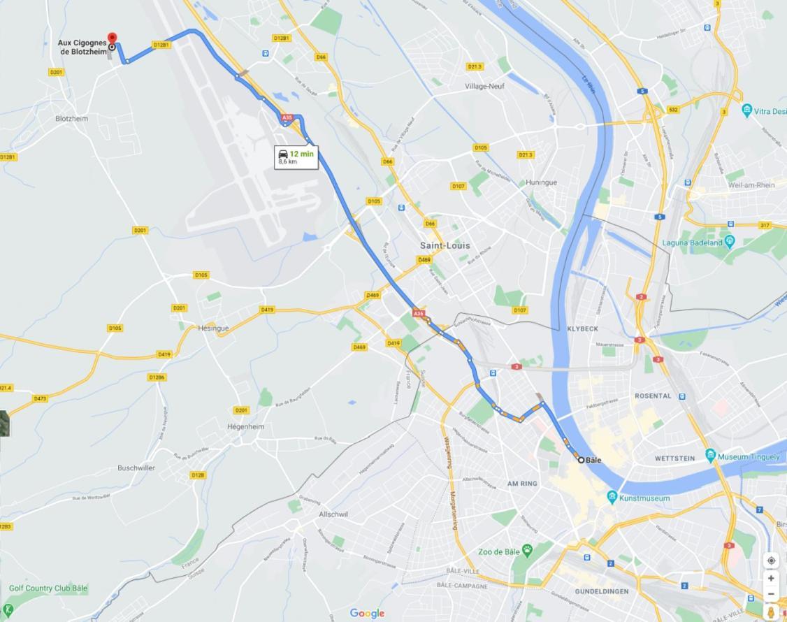 Apartmán Aux Cigognes De Blotzheim Exteriér fotografie